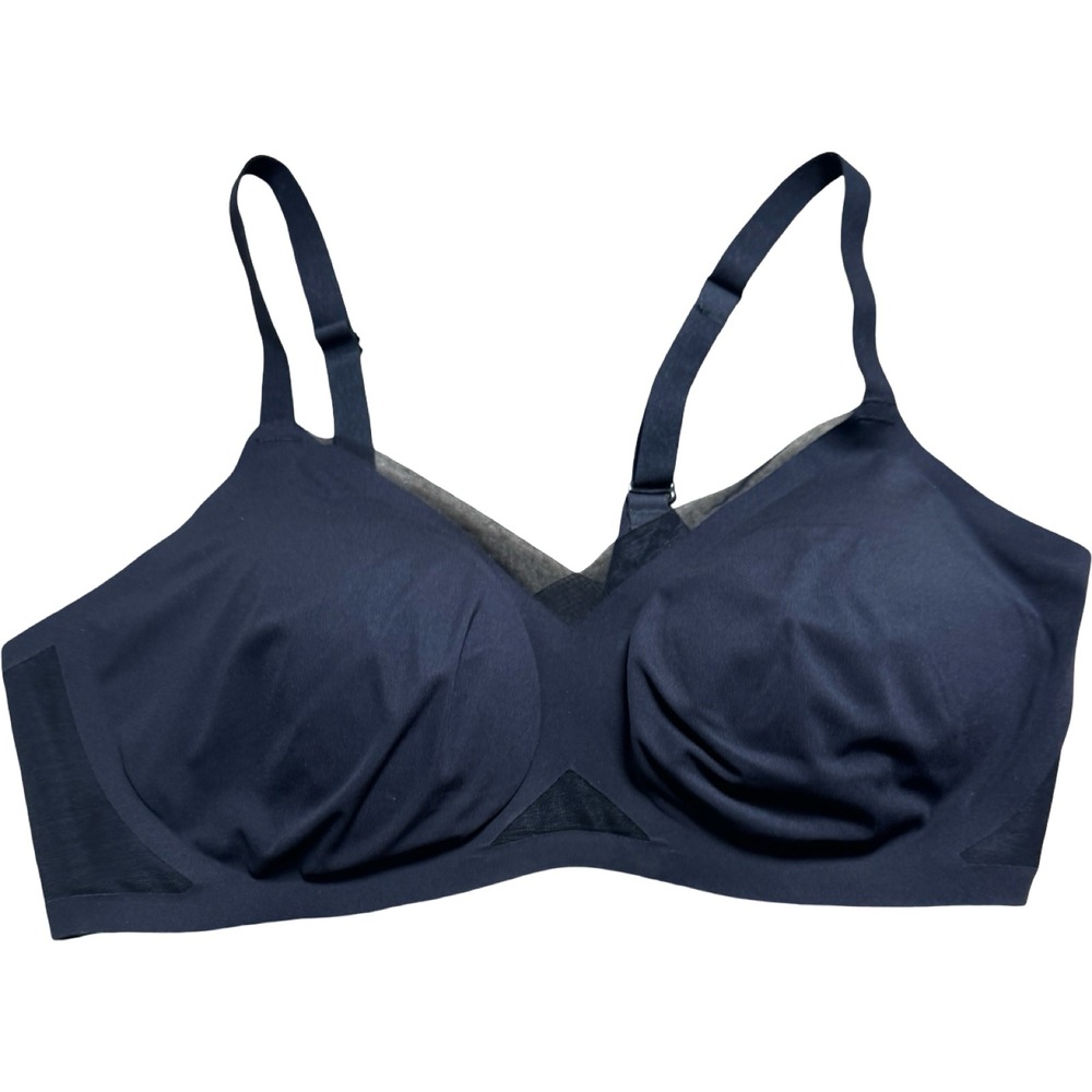 Honeylove Crossover Bra LWBRO302V3 Women's L 38B/C Black Wireless Support
